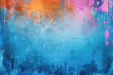 Vibrant Watercolor Background with Bright Center Design