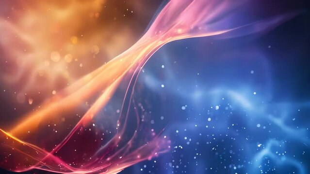 Abstract background with fire and bokeh effect. Vector illustration.