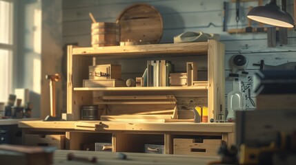 Room Filled With Wooden Furniture