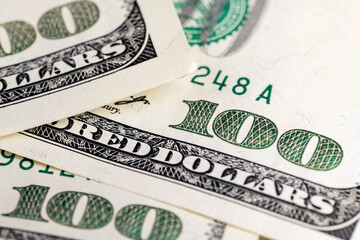 large amount of cash American dollars in cash paper bills