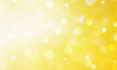 Yellow bokeh background banner, for Party, greetings, poster, ad, events, and various design works