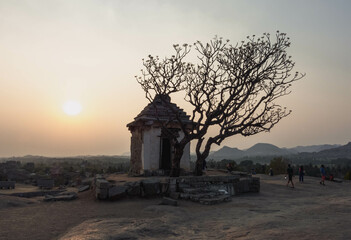 The Vijayanagar ruins are the most famous landmark in Karnataka. India