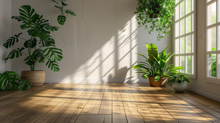 Scandinavian Style Room with Indoor Plant
 - Powered by Adobe