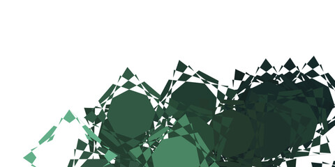 Light Green vector layout with triangle forms.