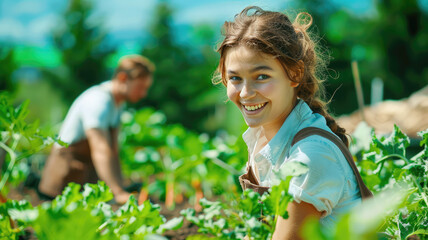 Smile from the garden - how to enjoy working with vegetables