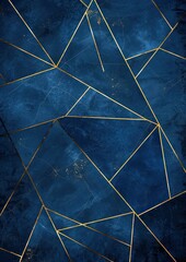 Craft a visually stunning geometric banner featuring, blue lines background