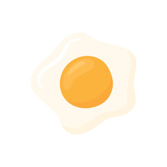 Fried Egg Icon Vector Illustration