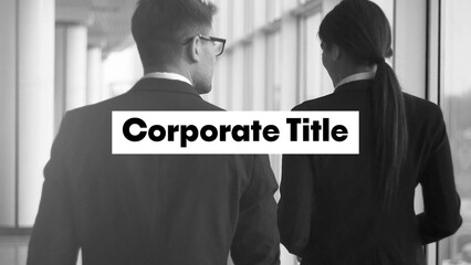 Corporate Title - obrazy, fototapety, plakaty