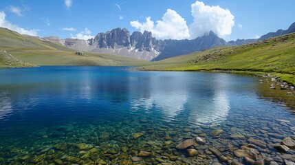 Fototapeta premium Natural lake