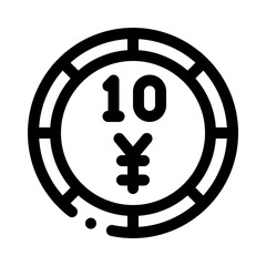 yen line icon