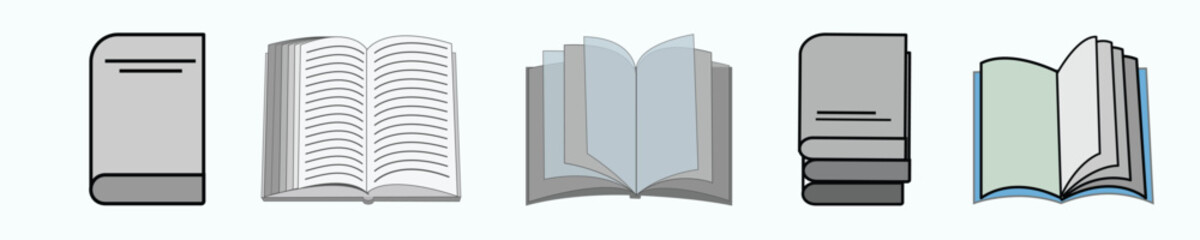 Collection of book vectors 