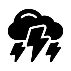 storm glyph icon