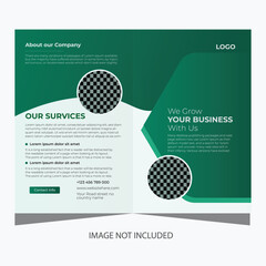 Creative Double Side Flyer design template for business promotion