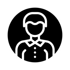 profile glyph icon