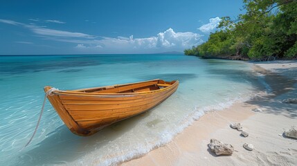 Obraz premium Photography of a beach. white sand, beautiful view, island,generated with AI