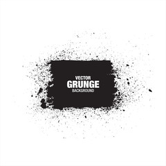 grunge black background, vector