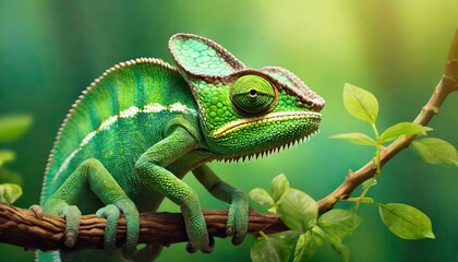 Obraz premium chameleon on a branch