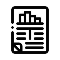 balance sheet line icon