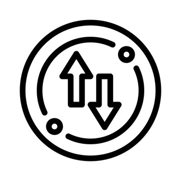 syncronization line icon