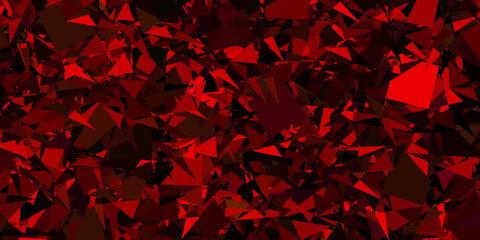 Dark Multicolor vector background with triangles.