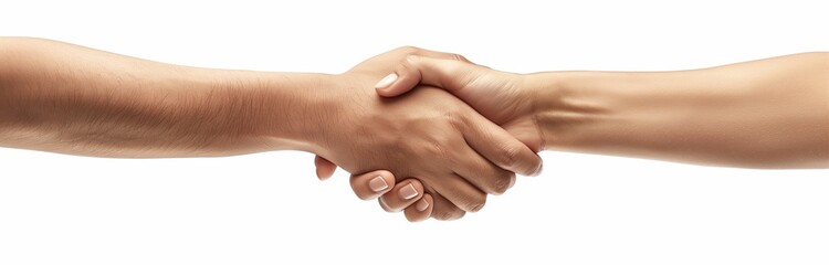 handshake of two people 
