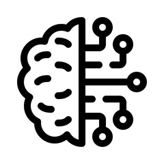 brain line icon