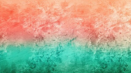 Fototapeta premium Orange Teal Green Pink Grainy Gradient Texture Effect