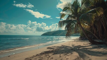 Tropical beach - obrazy, fototapety, plakaty