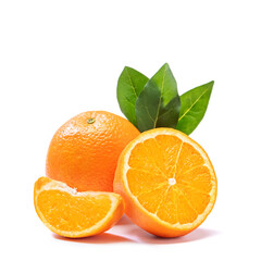 Orange fruit on white background - 765918381