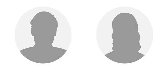 Vector flat illustration. Avatar, user profile, person icon, profile picture. Suitable for social media profiles, icons, screensavers and as a template.