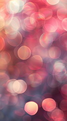 Blurred bokeh light on dark background. Christmas and New Year holidays template. Abstract glitter...