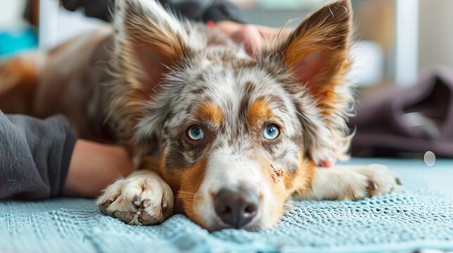 Compassionate Care: Treating an Injured Australian Shepherd