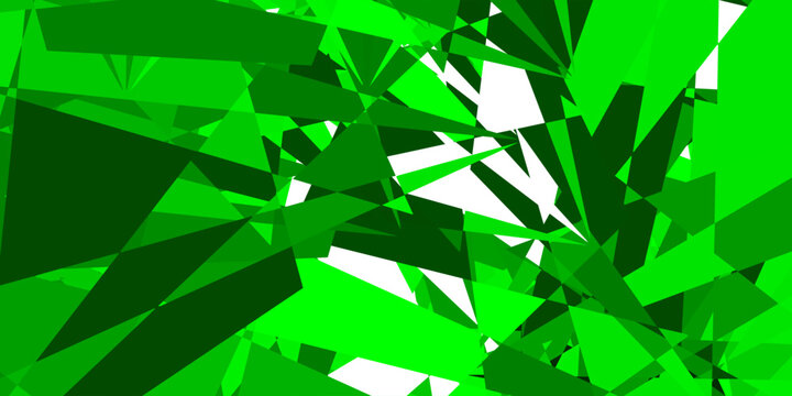 Light Green, Yellow vector background with triangles.