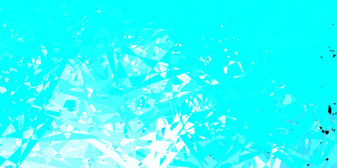 Light blue, yellow vector backdrop with triangles, lines.