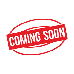 Coming Soon Rubber stamp design. VECTOR ILLUSTRATION.