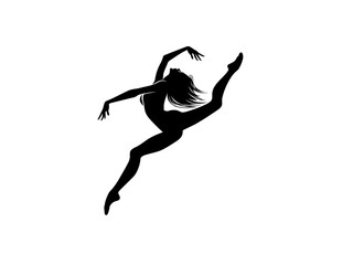 Fototapeta na wymiar Harmonious Movement: Vibrant Dance Vector Illustration Capturing the Elegance and Energy of Dancer, Perfect for Dynamic Design and Artistic Expressions