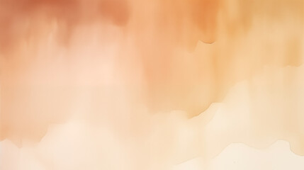 Soft watercolor background with gradient from peach to cream tones