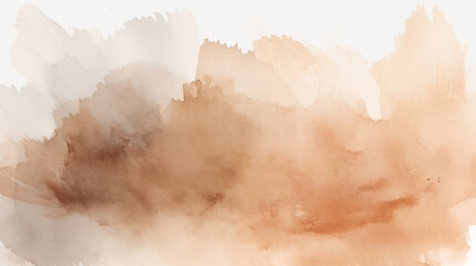 Warm sepia watercolor background evoking an abstract desert landscape