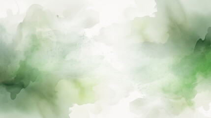 Blurry green watercolor neutral background