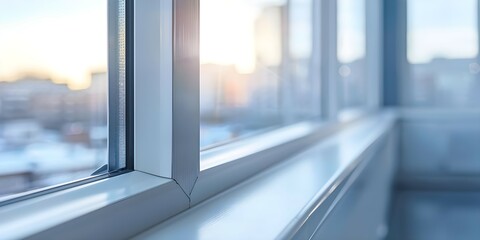 Modern Window Design: Enhancing Natural Light and Energy Efficiency with Advanced Materials. Concept Window Design, Natural Light, Energy Efficiency, Advanced Materials, Modern Aesthetics