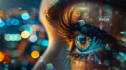 Vision of the Future: Eye Reflecting Technological World