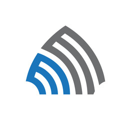 MM letter logo design vector template