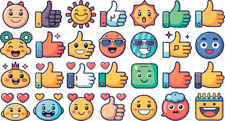 Fototapeta premium Thumbs up emoticon