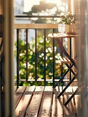 Italian Charm: Small Balcony Design Inspiration