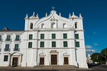 Saint Alexander Church and Museum of Sacred Art in Belem City in North of Brazil