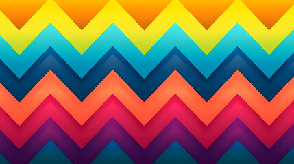 Retro zigzag stripes art abstract background