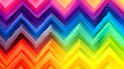 Fototapeta premium Retro zigzag stripes art abstract background