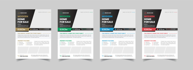 Real Estate Business Flyer Template, Property Sale Flyer Design, Real Estate Poster Design Template, property sale flyer