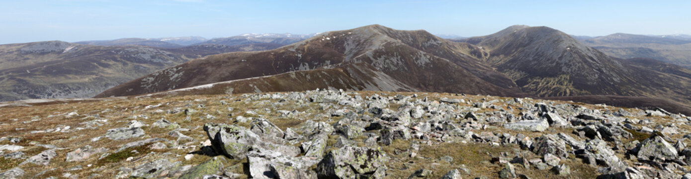 Beinn A' Ghlo - Munro - Carn Liath - Benn Mhaol - Braigh Coire Chruinn Bhalgain - Car nan Gabhar - Blair Atholl - Perthshire - Scotland - UK