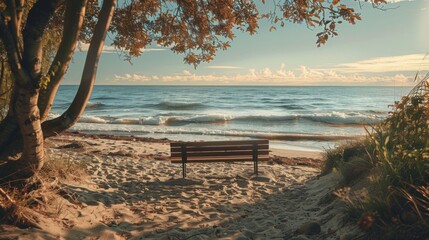 tranquil beach setting